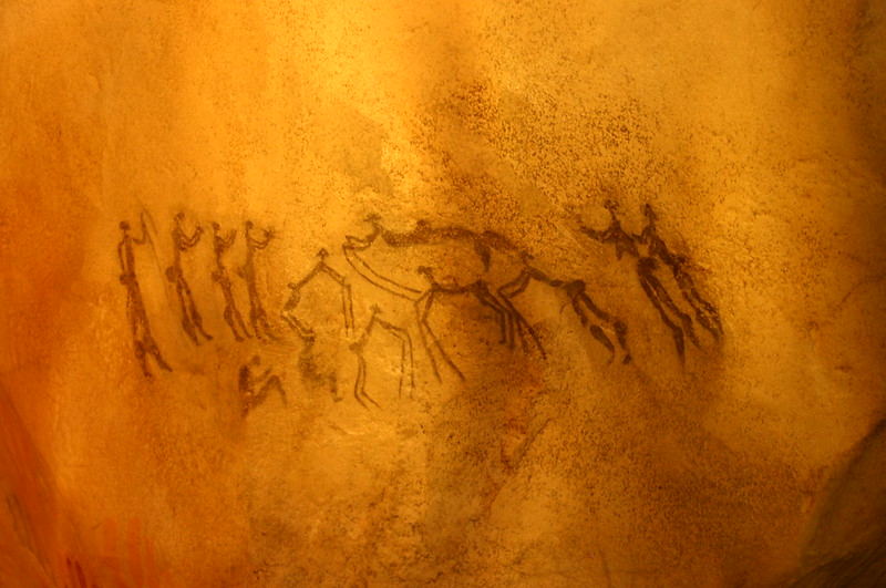 Dancing on a cave